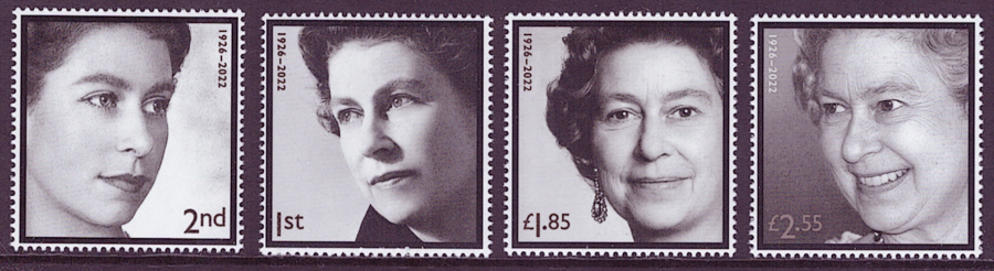 (image for) SG4739 / 42 2022 Queen Elizabeth II In Memoriam unmounted mint set of 4 - Click Image to Close